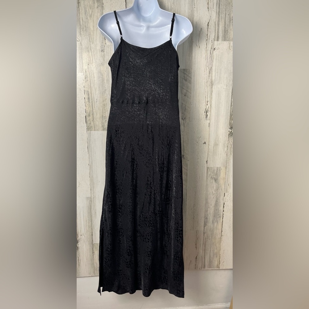 by Anthropologie Jacquard Bias cut slip dress midi style size: 6 - Picture 3 of 9